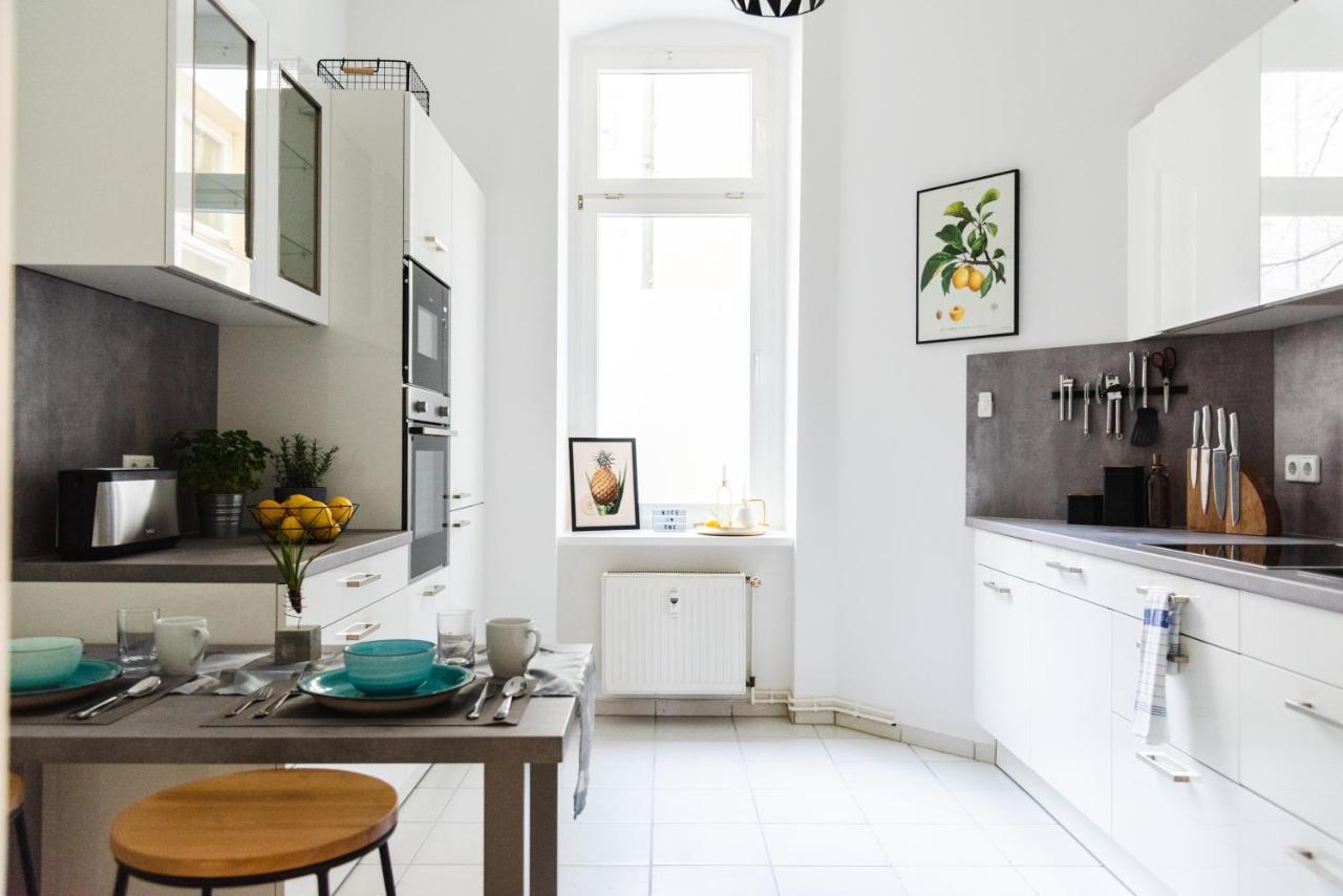 Ferienwohnung 4-Zi Urban Design 120M² Brandnew 200Mbit Berlin Exterior foto
